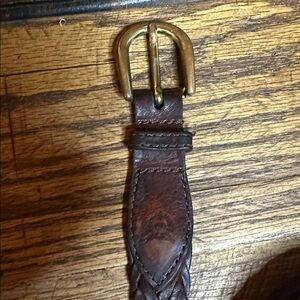 Vintage Christian Dior Leather Belt